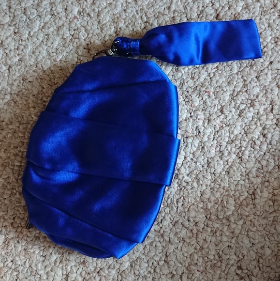 BCBG MaxAzria royal blue color clutch - Picture 2 of 10